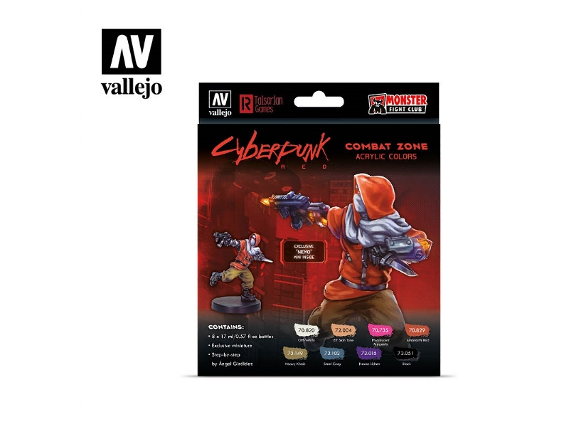 Cyberpunk Red Combat Zone Paint Set - zdjęcie 1 Cyberpunk Red Combat Zone Paint Set - zdjęcie 1