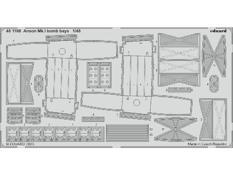 Anson Mk. I bomb bays 1/48 - AIRFIX - zdjęcie 1