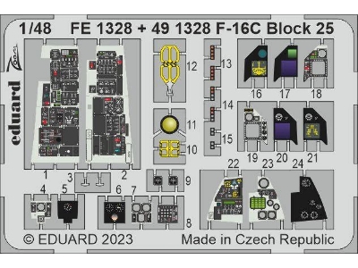 F-16C Block 25 1/48 - KINETIC MODEL - zdjęcie 1