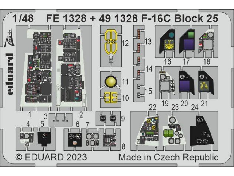 F-16C Block 25 1/48 - KINETIC MODEL - zdjęcie 1 F-16C Block 25 1/48 - KINETIC MODEL - zdjęcie 1