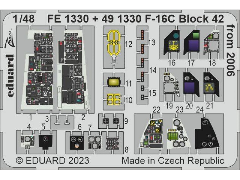 F-16C Block 42 from 2006 1/48 - KINETIC MODEL - zdjęcie 1