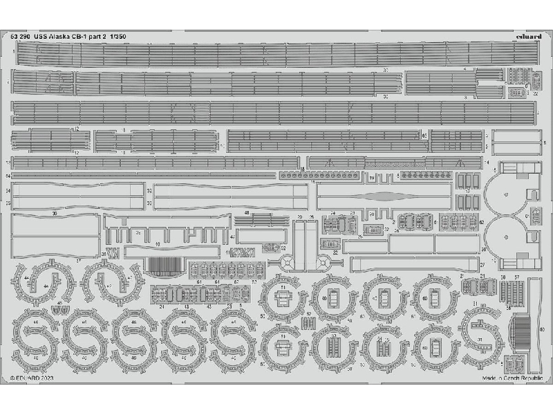 USS Alaska CB-1 part 2 1/350 - HOBBY BOSS - zdjęcie 1