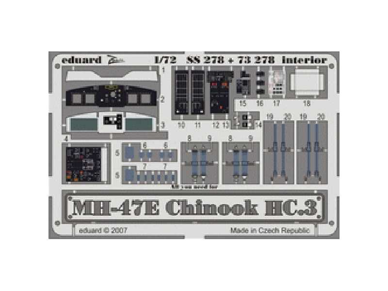  MH-47E Chinook interior 1/72 - Revell - blaszki - zdjęcie 1