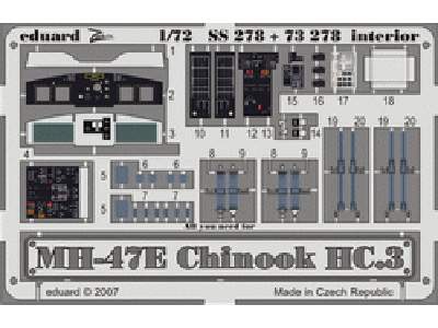  MH-47E Chinook interior 1/72 - Revell - blaszki - zdjęcie 1