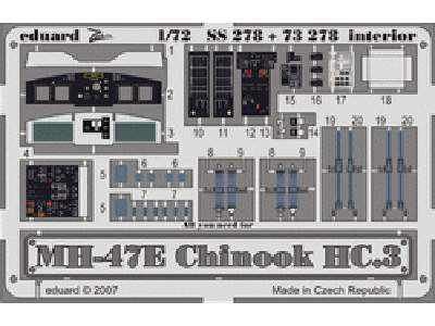  MH-47E Chinook interior 1/72 - Revell - blaszki - zdjęcie 2