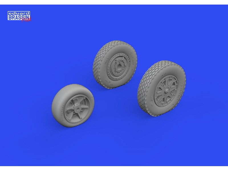 P-39Q wheels PRINT 1/72 - ARMA HOBBY - zdjęcie 1