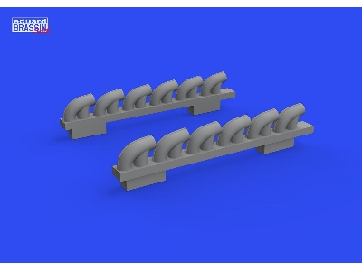 P-39Q exhaust stacks PRINT 1/72 - ARMA HOBBY - zdjęcie 3