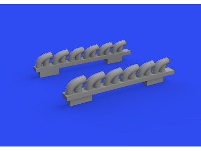 P-39Q exhaust stacks PRINT 1/72 - ARMA HOBBY - zdjęcie 7