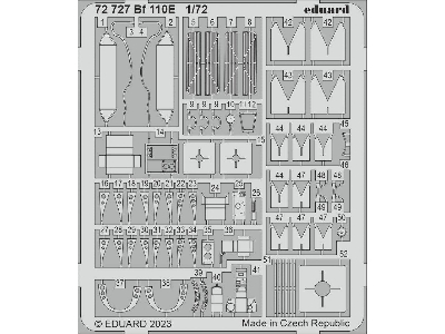 Bf 110E 1/72 - EDUARD - zdjęcie 1