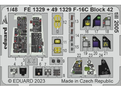 F-16C Block 42 till 2005 1/48 - KINETIC MODEL - zdjęcie 1