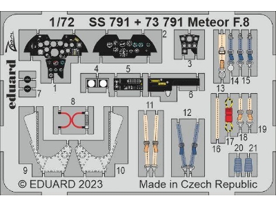 Meteor F.8 1/72 - AIRFIX - zdjęcie 1