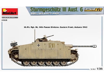 Sturmgeschutz Iii Ausf. G  April 1943 Alkett Prod. Interior Kit - zdjęcie 11