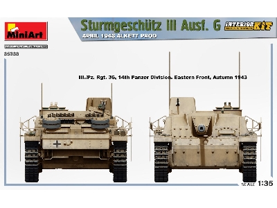 Sturmgeschutz Iii Ausf. G  April 1943 Alkett Prod. Interior Kit - zdjęcie 12