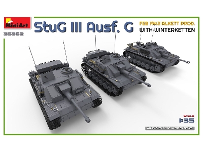 Stug Iii Ausf. G  Feb 1943 Alkett Prod. With Winterketten - zdjęcie 2