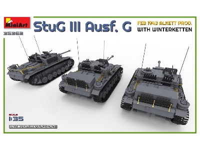 Stug Iii Ausf. G  Feb 1943 Alkett Prod. With Winterketten - zdjęcie 3