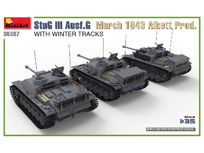 Stug Iii Ausf. G March 1943 Alkett Prod. With Winter Tracks. Interior Kit - zdjęcie 4