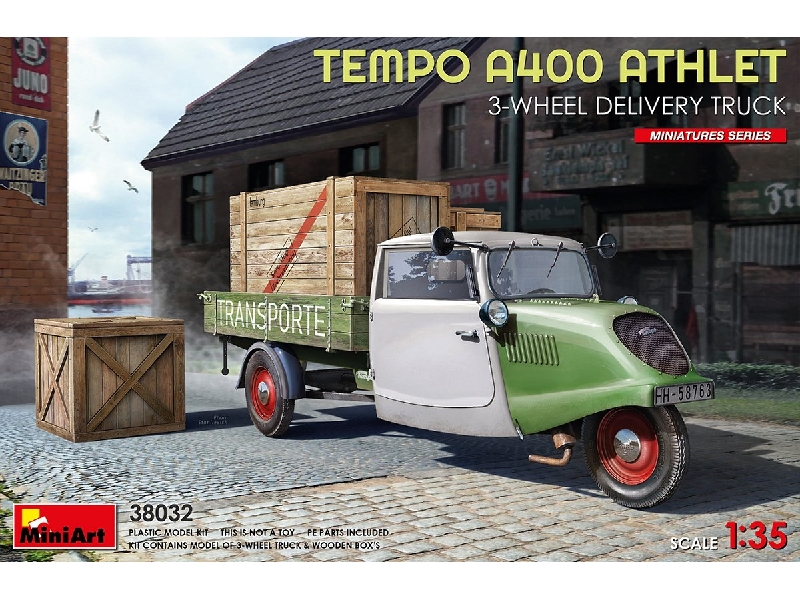 Tempo A400 Athlet 3-wheel Delivery Truck - zdjęcie 1 Tempo A400 Athlet 3-wheel Delivery Truck - zdjęcie 1