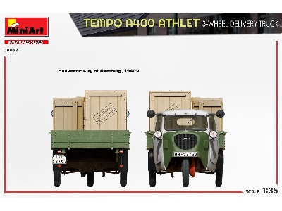 Tempo A400 Athlet 3-wheel Delivery Truck - zdjęcie 13