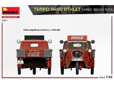 Tempo A400 Athlet 3-wheel Delivery Truck - zdjęcie 15