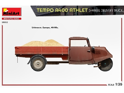 Tempo A400 Athlet 3-wheel Delivery Truck - zdjęcie 18