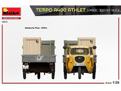Tempo A400 Athlet 3-wheel Delivery Truck - zdjęcie 21