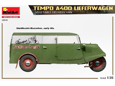 Tempo A400 Lieferwagen. Vegetable Delivery Van - zdjęcie 15