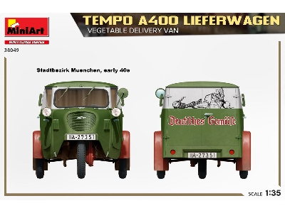 Tempo A400 Lieferwagen. Vegetable Delivery Van - zdjęcie 16