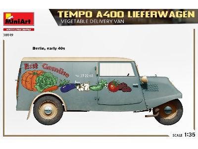 Tempo A400 Lieferwagen. Vegetable Delivery Van - zdjęcie 17