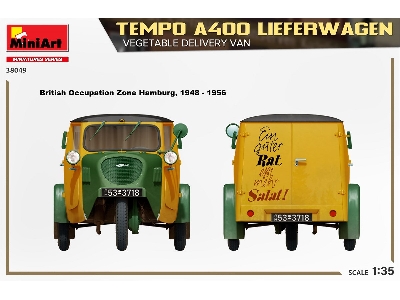 Tempo A400 Lieferwagen. Vegetable Delivery Van - zdjęcie 19