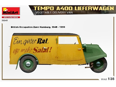 Tempo A400 Lieferwagen. Vegetable Delivery Van - zdjęcie 20