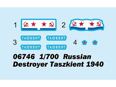 Russian Destroyer Taszkient 1940 - zdjęcie 3