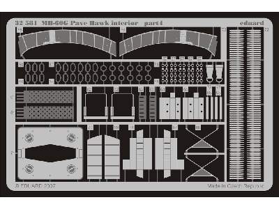  MH-60G interior 1/35 - Academy Minicraft - blaszki - zdjęcie 5