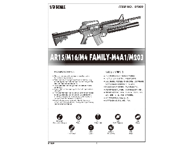 Ar15/M16/M4 Family M4a1/M203 - zdjęcie 2