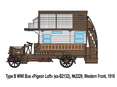 Type B WW1 - Bus В - Pigeon Loft В - zdjęcie 5