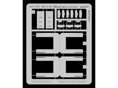  Mi-24V Hind armament 1/35 - Trumpeter - blaszki - zdjęcie 3