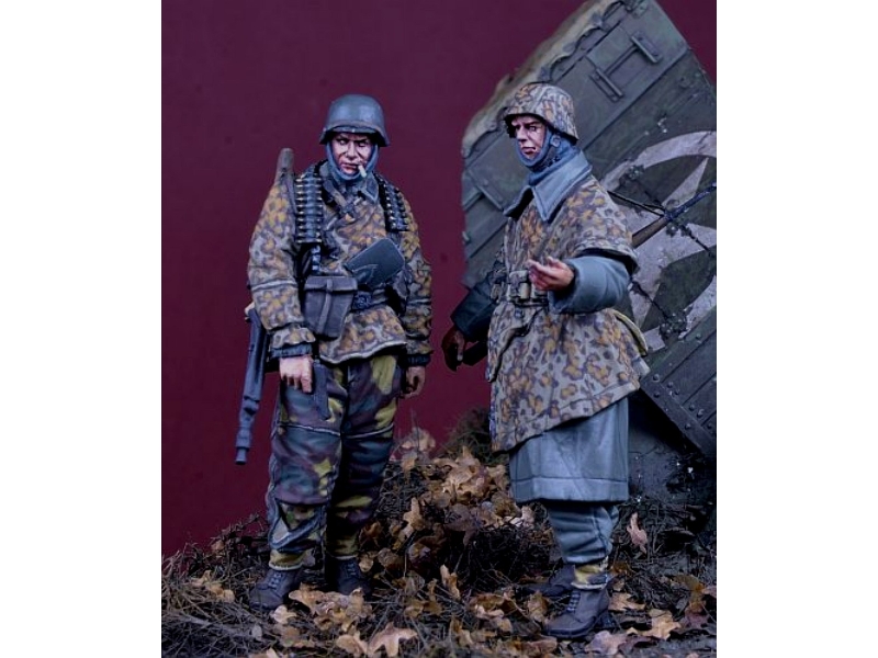 Ss Soldiers, Kampfgruppe Hansen, Ardennes 1944 - zdjęcie 1 Ss Soldiers, Kampfgruppe Hansen, Ardennes 1944 - zdjęcie 1