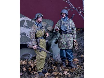 Ss Nco & Fallschirmjager, Kampfgruppe Hansen - zdjęcie 1