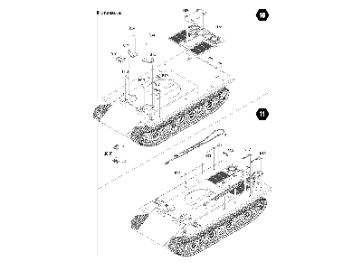 Fist Of War German Panzerkampfwagen E-60 Ausf. D With 12.8cm L/55 Late Production With Nachtsicht - zdjęcie 11