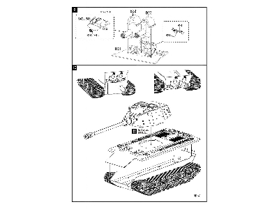 Fist Of War German Heavy Tank Sabeltiger E-60 Ausf.B 12.8cm Kwk - zdjęcie 6