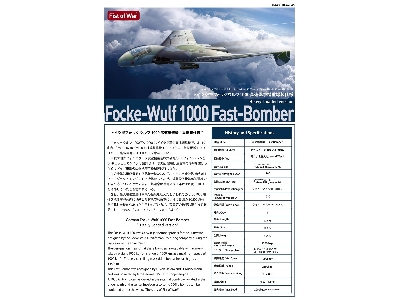 Focke-wulf 1000 Fast Bomber Heavy-loaded Version - zdjęcie 11