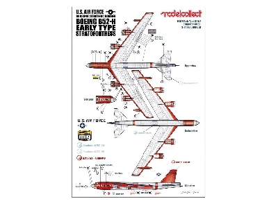 B-52h Early Type U.S.A.F Stratofortress Strategic Bomber Limited Edition - zdjęcie 14