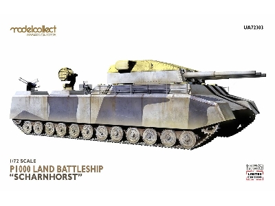 German Wwii P.1000 Ratte Scharnhorst,1945 - zdjęcie 1