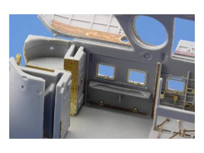  Mi-24V Hind E interior S. A. 1/72 - Zvezda - blaszki - zdjęcie 11