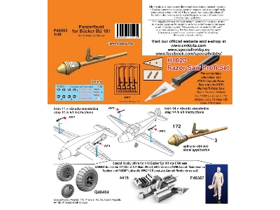 Panzerfaust For Bücker Bü 181 (For Special Hobby Kit) - zdjęcie 2