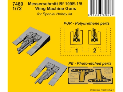 Messerschmitt Bf 109e-1/5 Wing Machine Guns - zdjęcie 2