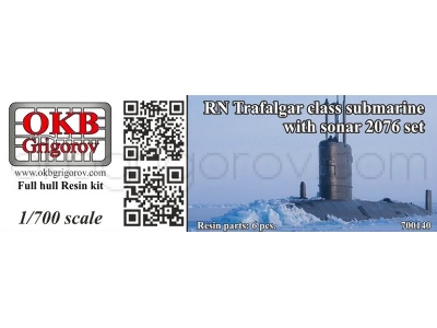 Rn Trafalgar Class Submarine With Sonar 2076 Set - zdjęcie 1