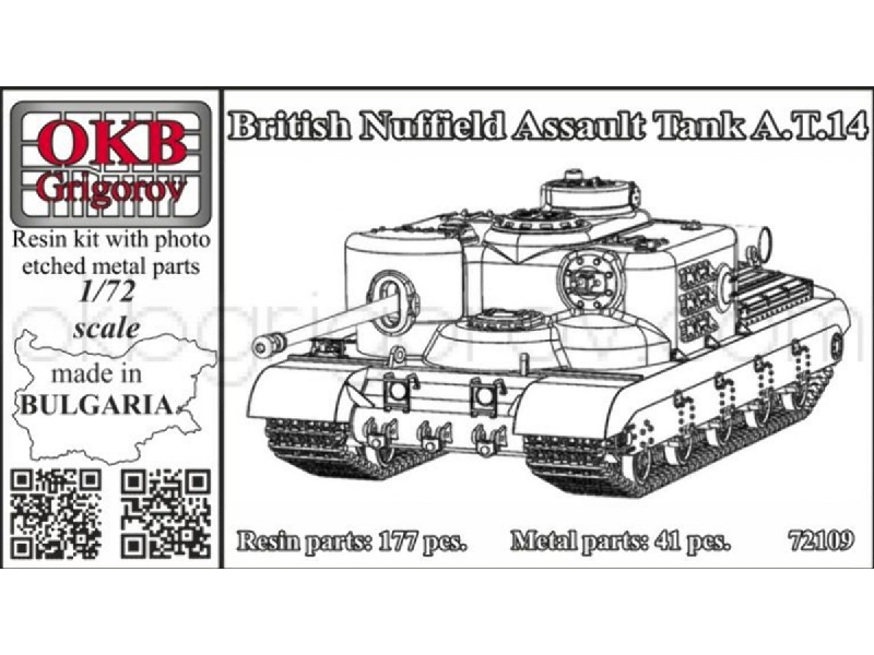 British Nuffield Assault Tank A.T.14 - zdjęcie 1