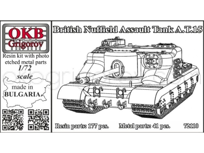 British Nuffield Assault Tank A.T.15 - zdjęcie 1