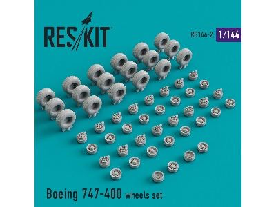 Boeing 747-400 Wheels Set - zdjęcie 1