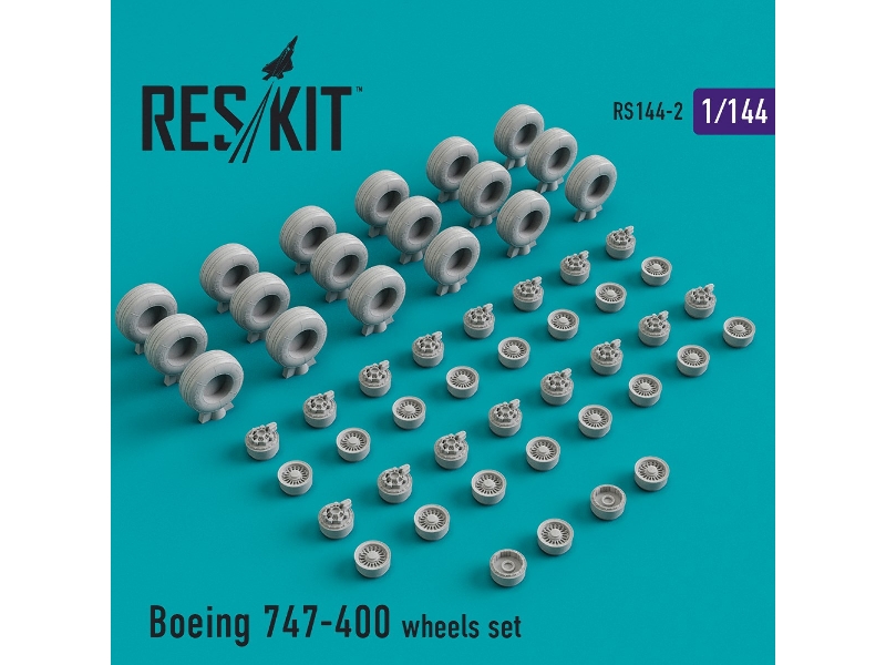 Boeing 747-400 Wheels Set - zdjęcie 1